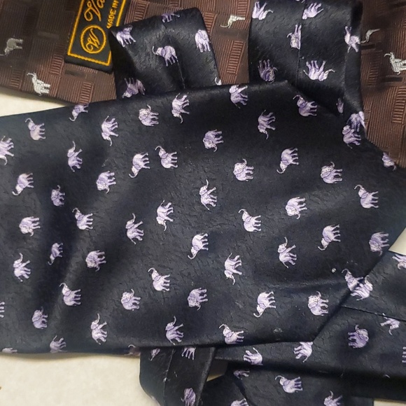 2 PIERRE CARDIN SILK  and  Variety silk vintage ties - Picture 2 of 7